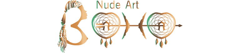 Sponsored by BohoNudeArt banner.