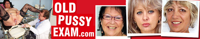 Sponsored by OldPussyExam banner.