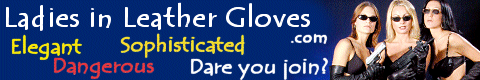 Sponsored by Leather in Ladies Gloves banner.