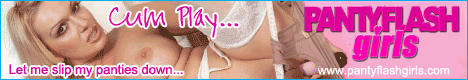 Sponsored by PantyFlash Girls banner.