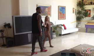 Petite US blonde Kat Dior assfucked by a big black cock