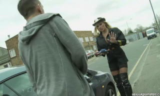 Sexy UK Pornstars - Michelle Thorne fucks off a ticket