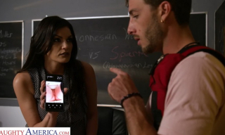 Michelle Miller (Becky Bandini) teaches her student a lesson