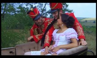 Gorgeous brunette gets a nice facial after having her pussy and ass fucked